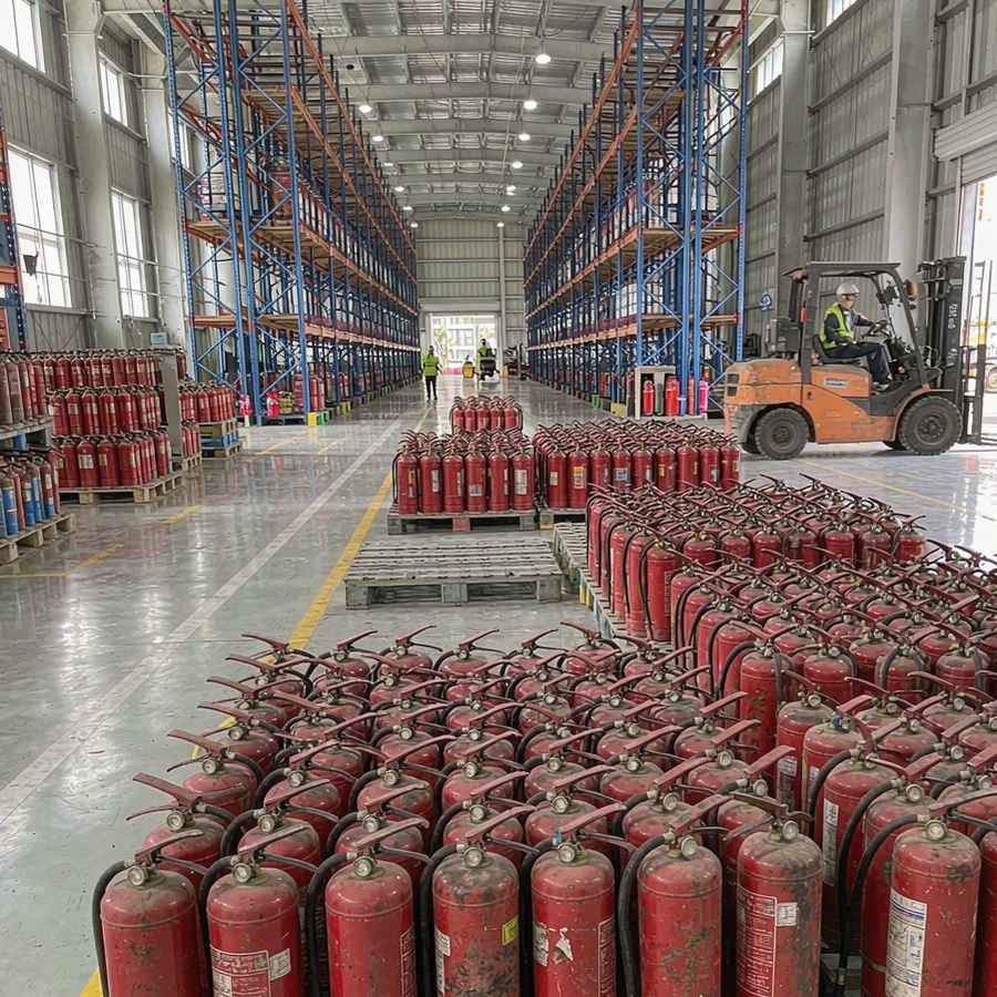 仓储物流园区灭火器回收