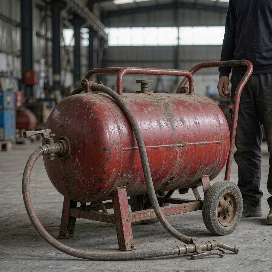 20升推车式水基灭火器回收